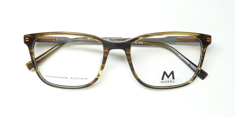 NEW MOREL NOMAD 40197N EYEGLASSES FRANCE FULL-RIM MENS SP03 SQUARE 56-19-150 gallery