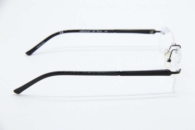 AIRLOCK PRESTIGE 201 001 BLACK AUTHENTIC EYEGLASSES FRAMES 53-18 gallery