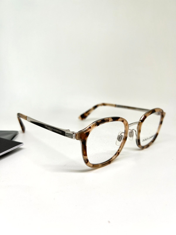 DOLCE & GABBANA DG 1296 3548 Unisex Eyeglasses 48-22-140 Havana 100% Authentic gallery
