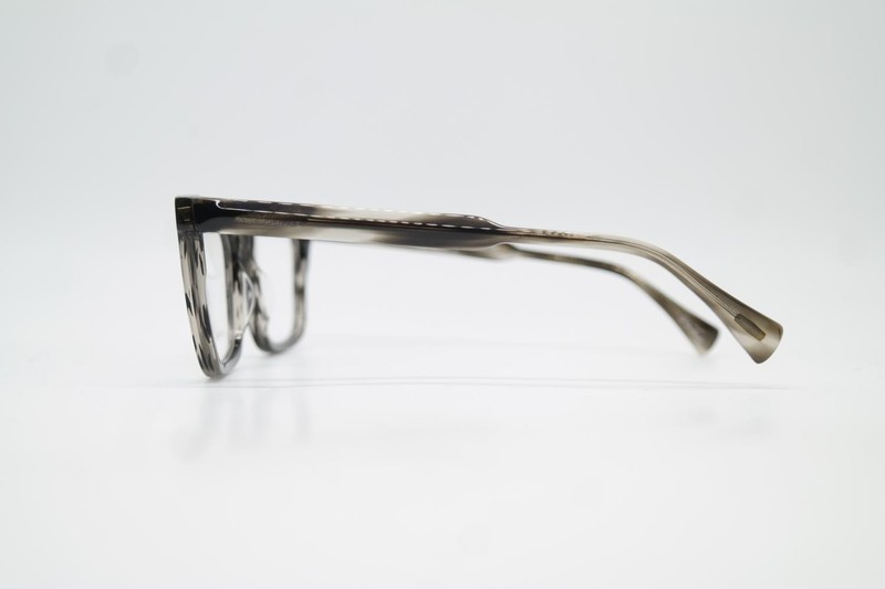 RAEN Dudley Gray Brown Silver Oval Eyeglasses Frame New gallery