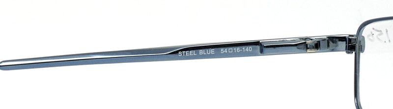 CAMELOT TECH Summit Steel Blue Womens Rectangle Eyeglasses Frames 54-16-140 B:28 gallery