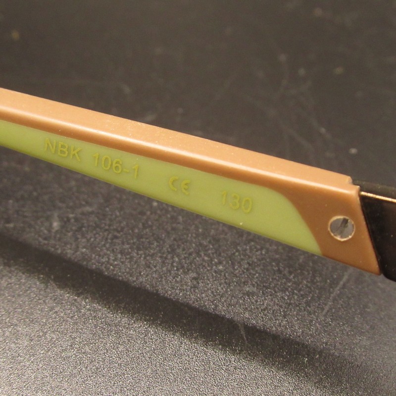 New Balance NB 106-1 Tortoiseshell Green 180 Degree Spring Hinge Eyeglass Frames gallery
