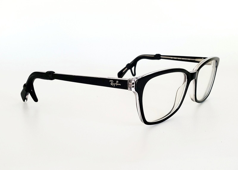 RAY-BAN RB 5362 2034 BLACK EYEGLASSES 54-17-140 FRAME ONLY gallery