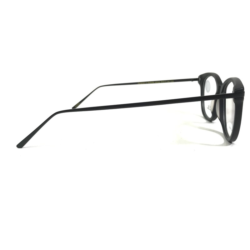 Iconik Eyeglasses Frames Saraya C02 Gray Blue Round Horn Rim 50-17-140 gallery