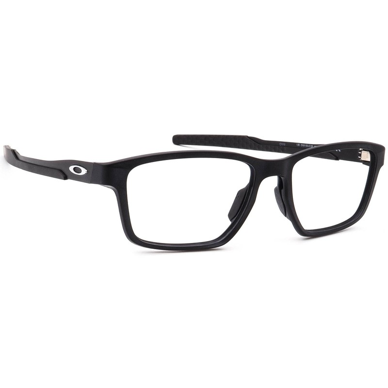 Oakley Men’s Eyeglasses OX8153-0155 Metalink Satin Black Square Frame 55[]17 136
