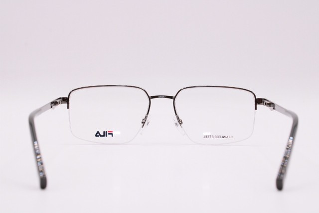 NEW FILA VFI533 COL.0568 GUNMETAL GREY AUTHENTIC EYEGLASSES 54-17 gallery