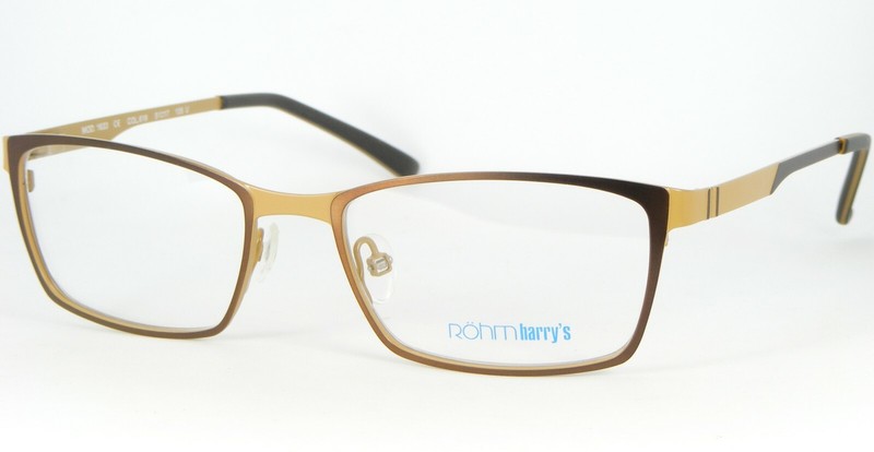 Röhm harry’s 1633 618 BRUSHED BROWN EYEGLASSES GLASSES FRAME ROHM 51-17-135mm