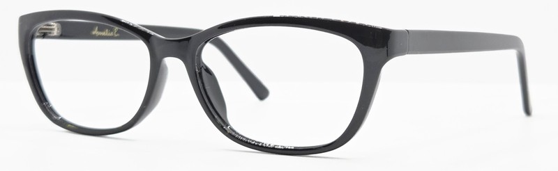 AMELIA E ARIELLE 33-P8154 BLACK CAT EYE EYEGLASSES FRAMES 54-15-140