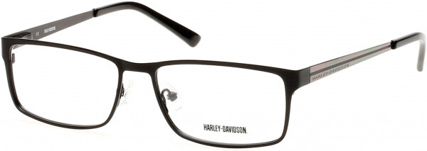 Harley Davidson HD 722 Black BLK Metal Optical Eyeglasses Frame 54-16-140 RX AB