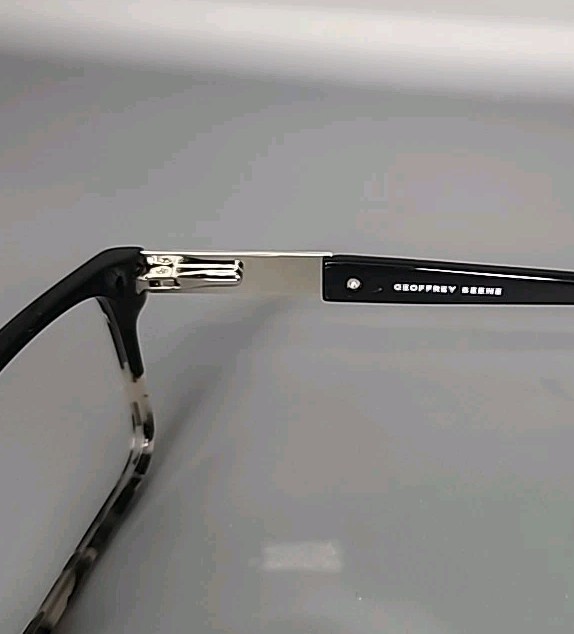 Geoffrey Beene XL G510 Black Acetate Eyeglass Frames 57/18/150 gallery