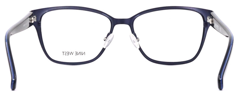 Nine West NW1059 434 Navy W-Cheetah Womens Cat Eye Eyeglasses 52-16-135 B:40 gallery
