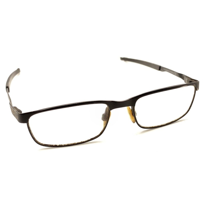 Oakley Steel Plate OX3222-0154 Powder Coal Black Eyeglasses Frames 54-18 141 Men
