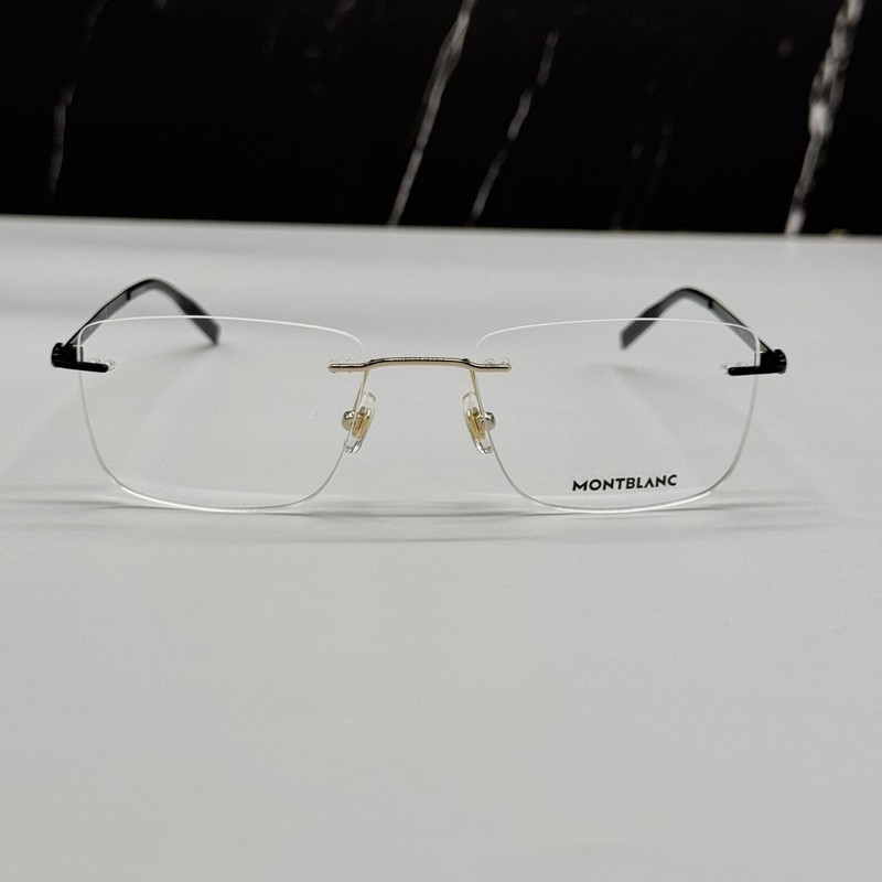 NEW MONTBLANC EYEGLASSES BLACK MEN EYEWEAR MONTBLANC MB0281O 006 gallery