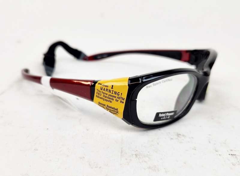 Liberty Sport SS3000 Rec Specs 53-17-130 Eyeglasses Frames Black Crimson gallery