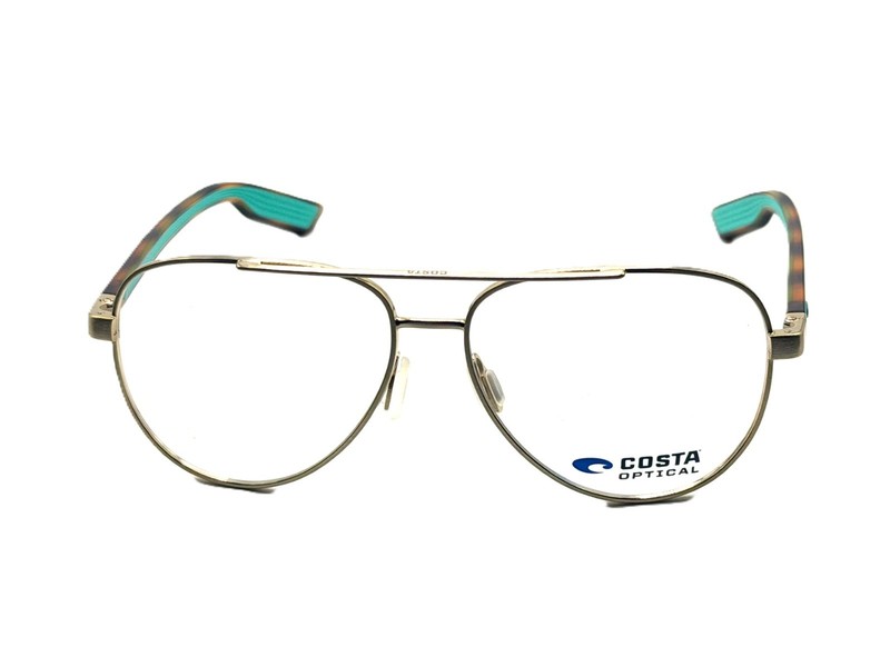 AUTHENTIC COSTA DEL MAR Peli 06A4002V 40020257 Gold Eyeglasses 57mm 14 140 gallery