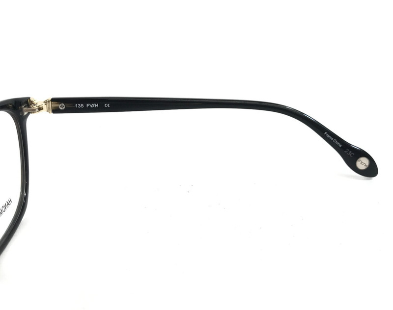 FYSH Eyeglasses Frames 3714 S402 Striped Brown Cat Eye Full Rim 54-16-135 gallery