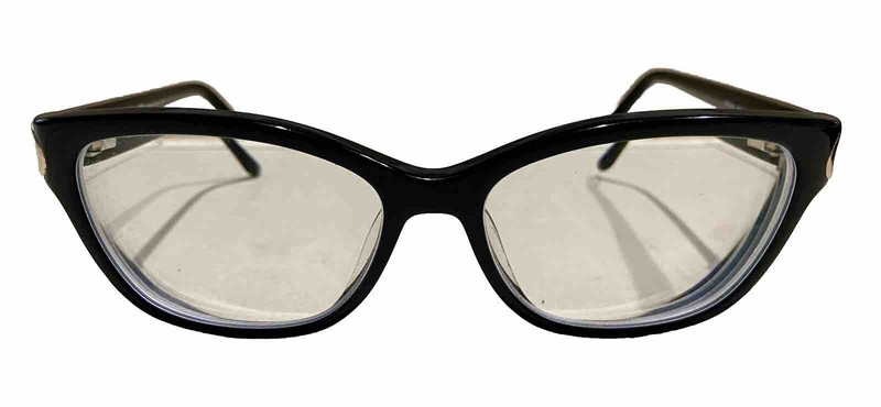 SALVATORE FERRAGAMO SF 2734 001 GLOSS BLACK EYEGLASSES 53/15/135 LOGO 415 gallery