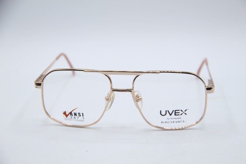 NEW UVEX PC250QA GLD CS82 GOLD AUTHENTIC EYEGLASSES 56-16 gallery