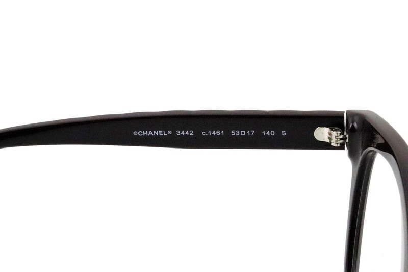 New CHANEL CH 3442 1461 53mm Burgundy Square Quilted CC Eyeglasses Frames Italy gallery