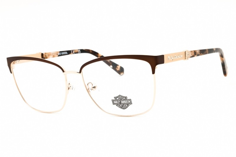 NEW Harley Davidson HD50076 049 Matte Dark Brown 56mm Eyeglasses