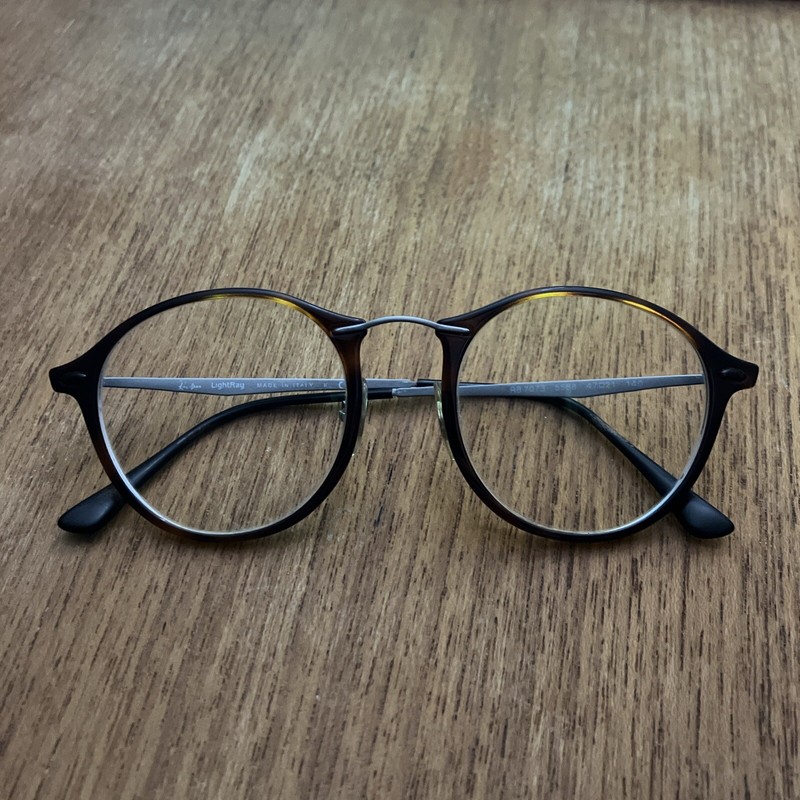 Ray Ban Lightray RB7073 5588 Unisex Light Havana Eyeglasses Frames 47-21-140