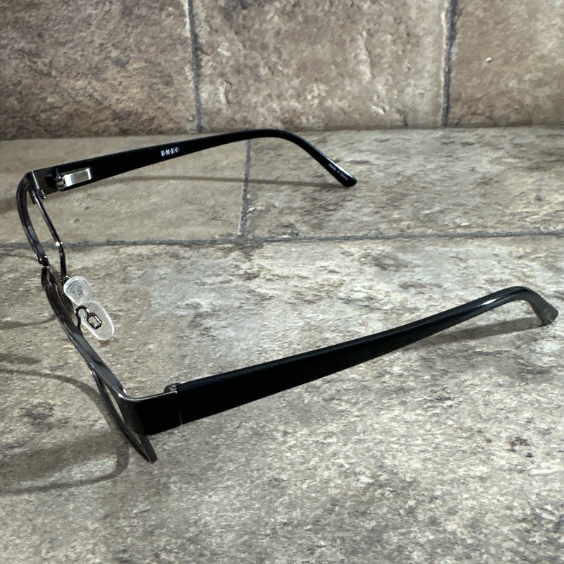 BMEC MODERN BIG RESULT Black Gunmetal Flex Eyeglasses Frames 57-18-150-35mm G23 gallery