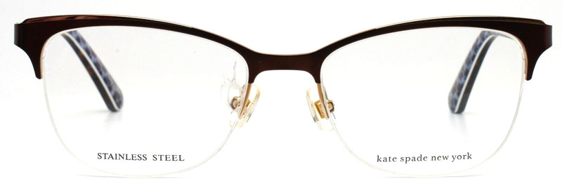 KATE SPADE Brieana 09Q Brown Womens Semi Cat Eye Eyeglasses 50-17-140 'AS-IS' gallery