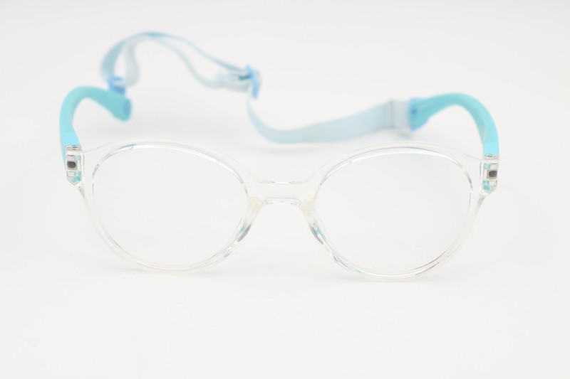 Eight To Eighty Cutie Crystal Clear Round Eyeglasses Frames 44-18-120