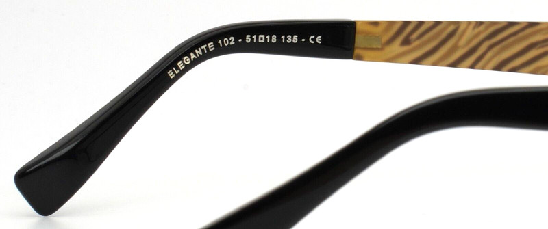JEAN LAFONT Elegante 102 Black Grey Womens Rectangle Eyeglasses 51-18-135 B:29 gallery