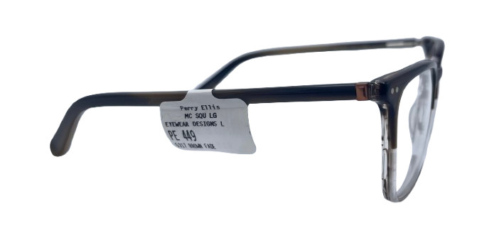 Unisex Perry Ellis PE449-2 Square Brown Black Lens Replacement Recommended gallery