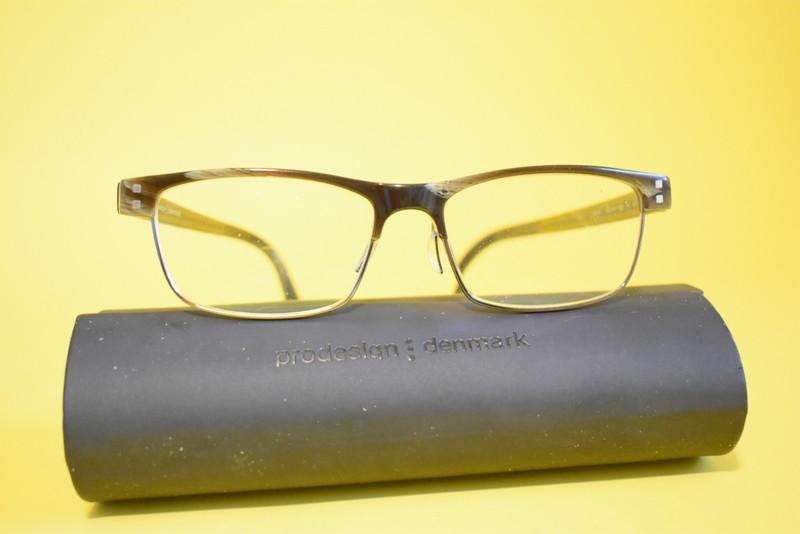 Prodesign Denmark Eyeglasses Frames 1747 c.9634 Olive clear 55-17-140