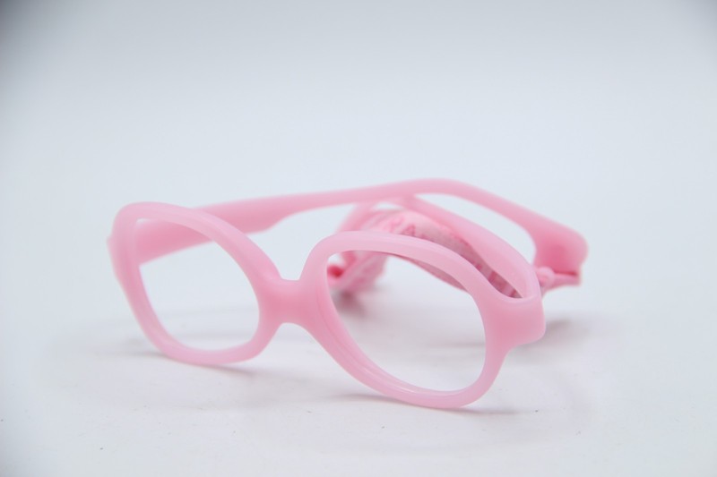 MIRAFLEX MAXI BABY 2 B PINK STRAP AUTHENTIC FRAMES EYEGLASSES 40-15