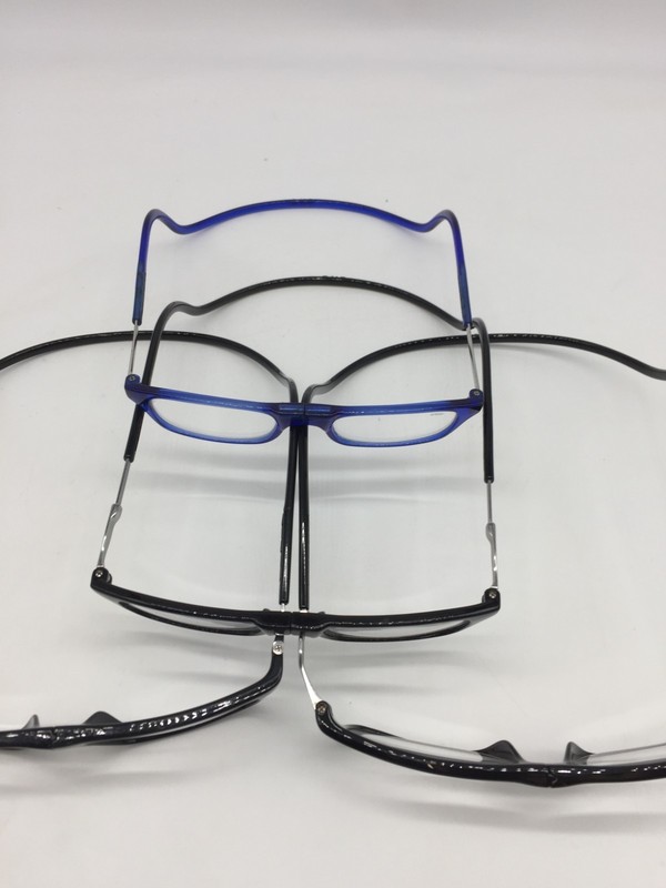 Lot of 4 - Assorted Optical Frames Eyeglasses Magnetic Front Neck Hanging (#4) gallery