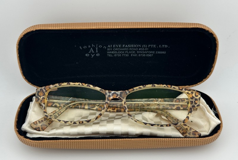 Jean Lafont EVA 380 Eyeglasses Leopard Print France 51-14-138 – Frames Only