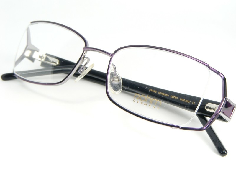 Röhm Mod. 5031 COL. 866 PURPLE EYEGLASSES GLASSES FRAME Rohm 49-18-135mm Germany gallery