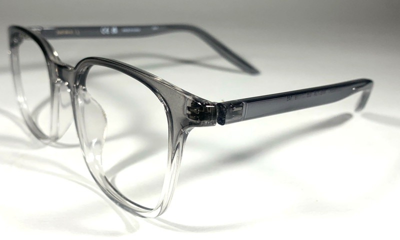 Nike 7124 Just Do It Eyeglasses Frame 035 Gray Clear, Size: 50-19-145