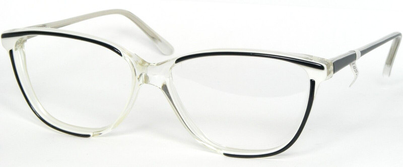 HYACINTHE 2248G BLACK /WHITE /CLEAR EYEGLASSES GLASSES PLASTIC FRAME 56-14-140mm