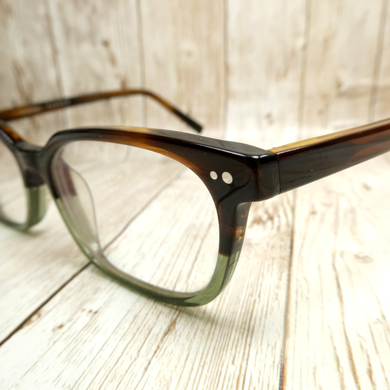 Warby Parker Brown Green Fade Eyeglasses FRAMES ONLY - Lawrence M723 52-16-145 gallery