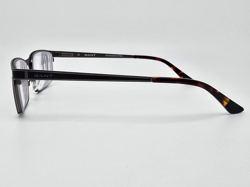 Gant G3008 Satin Gunmetal Black Eyeglasses Frame w/ Flexhinge and Case 54-17-145 gallery