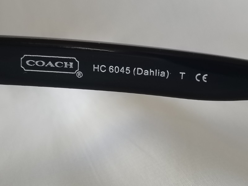 Coach HC6045 Dahlia Black Eyeglasses Frames 5002 Cat Eye 51 18 135 Authentic NEW gallery