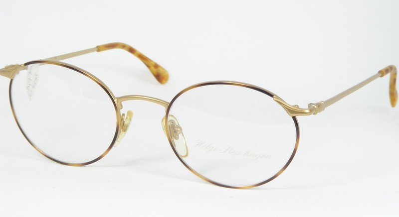 Vintage Helge Steinhagen 202 03 Tortoise Gold EYEGLASSES GLASSES 50-19-132mm