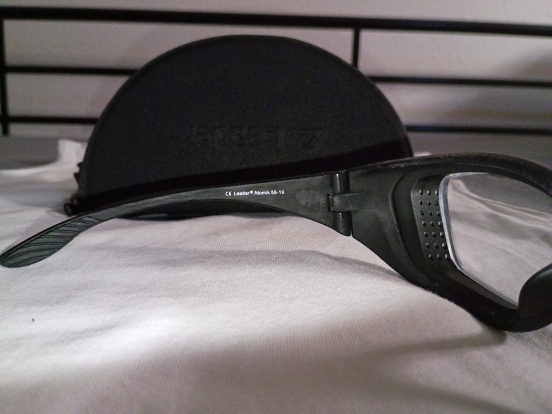 LEADER ATOMIK 45/106/1652 BLACK AUTHENTIC EYEGLASSES 56-19 w/ Leader Case gallery
