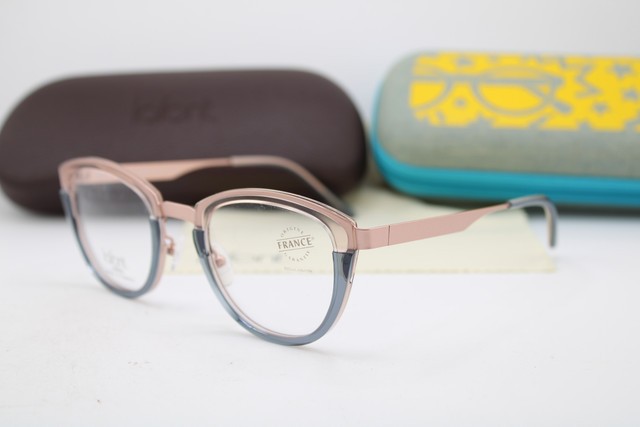 NEW JEAN LAFONT PARIS LENA 3163 ROSE PINK GREY FADE AUTHENTIC EYEGLASSES 49-23
