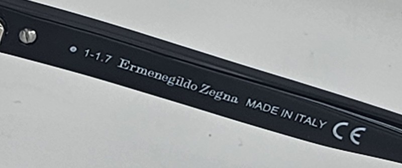 Ermenegildo Zegna EZ 5001-3 001 Black Eyeglasses Frames 55-15 145 Made Italy E1 gallery