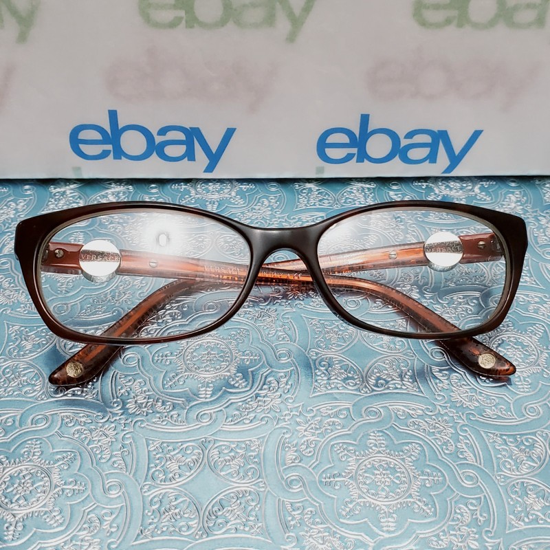 VERSACE 3164 989 Crystal Red Havana 53□16 135 B-Shape Eyeglasses «Frames Only»