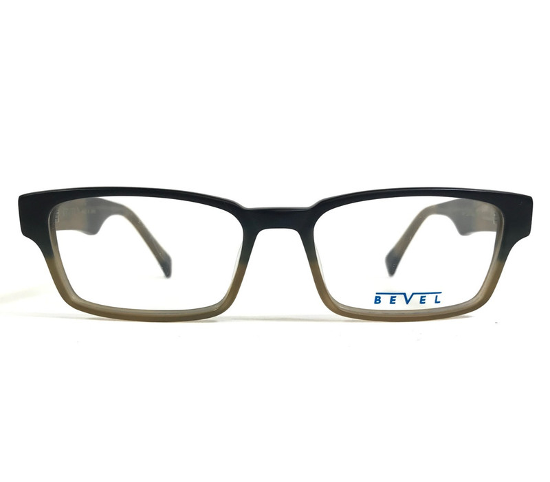 Bevel Eyeglasses Frames 3649 COATTAILS BAM Matte Blue Brown Rectangle 49-16-140