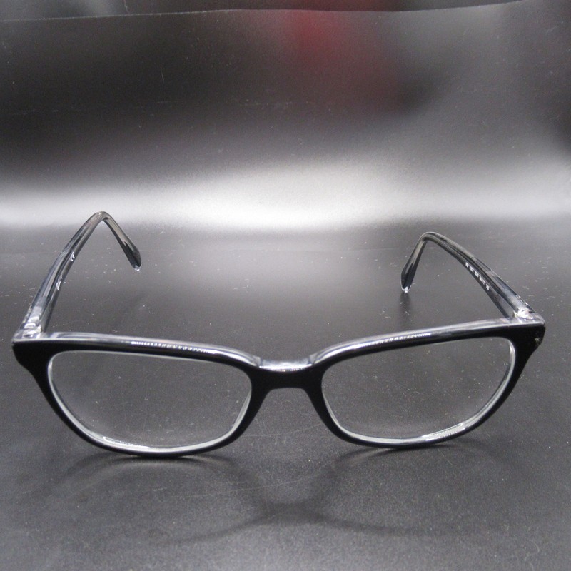 Ray-Ban RB 5362 2034 Black Clear Full Rim Eyeglass Frames 54-17-140