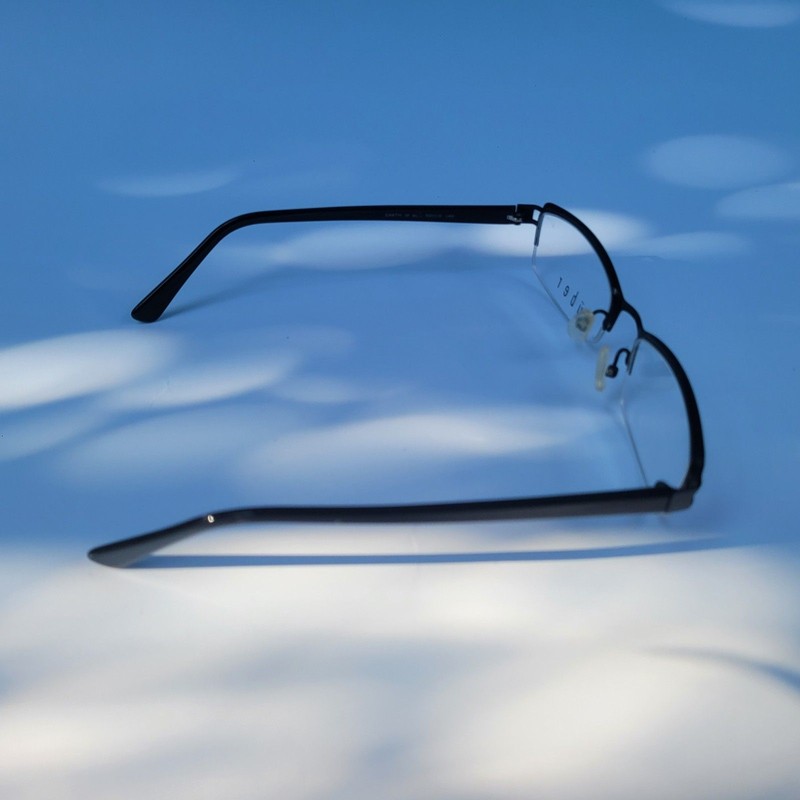 Lido West Korea EARTH M BLACK 50-19 140 Uber eyeglasses half frame eyewear gallery