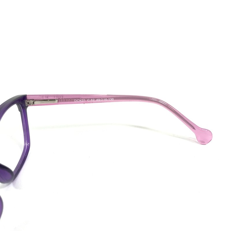 Miraflex Kids Eyeglasses Frames DCKO1 C.62 Purple Cat Eye Full Rim 49-16-130 gallery