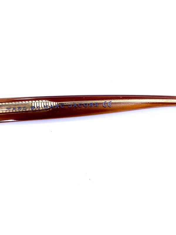 Marc Jacobs Burgundy Brown Clear Oval Frame Eyeglasses MMJ 522 5GJ 52 15 140 gallery